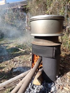 餅つきの準備１